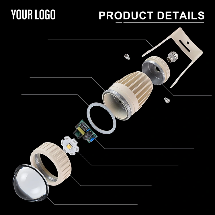 SKD LED aluminium jetljus